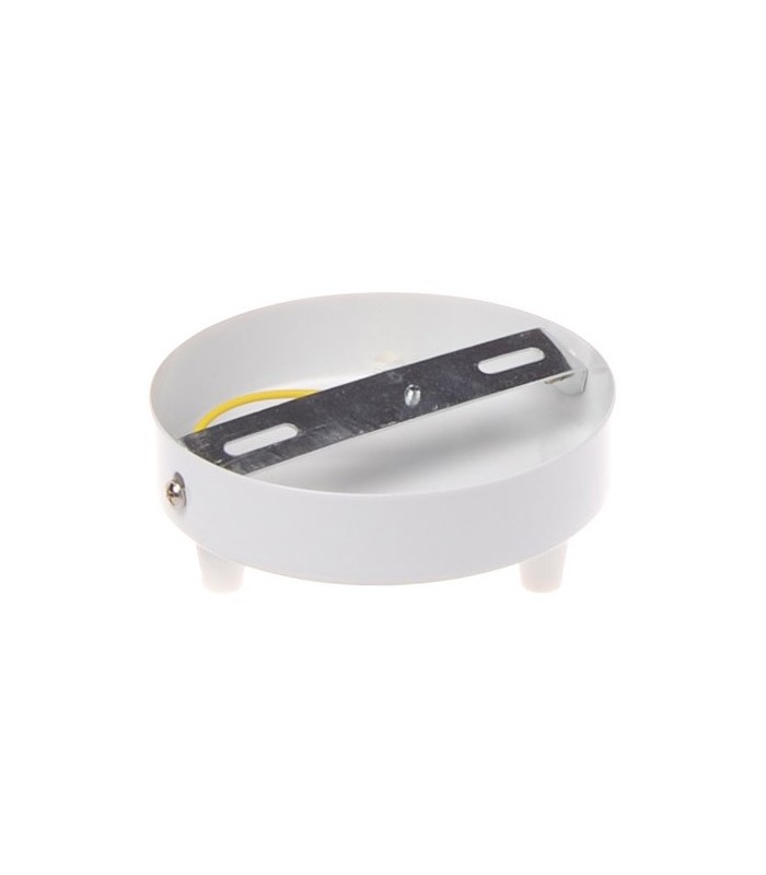 Metálico 4 salidas plano blanco