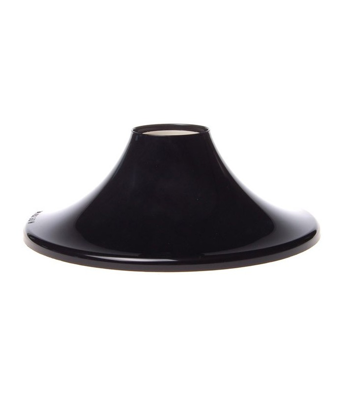 Volcán plástico negro