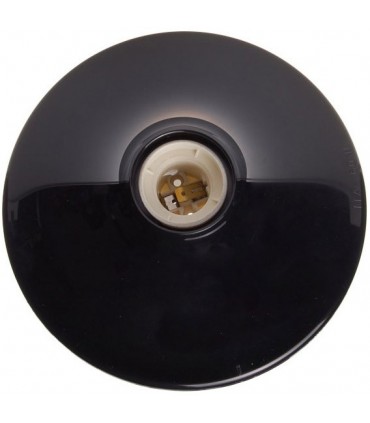 Volcán plástico negro