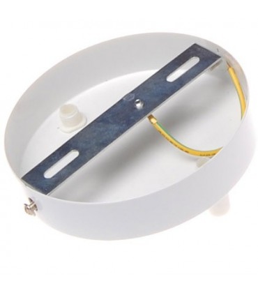 Metálico 2 salidas plano blanco