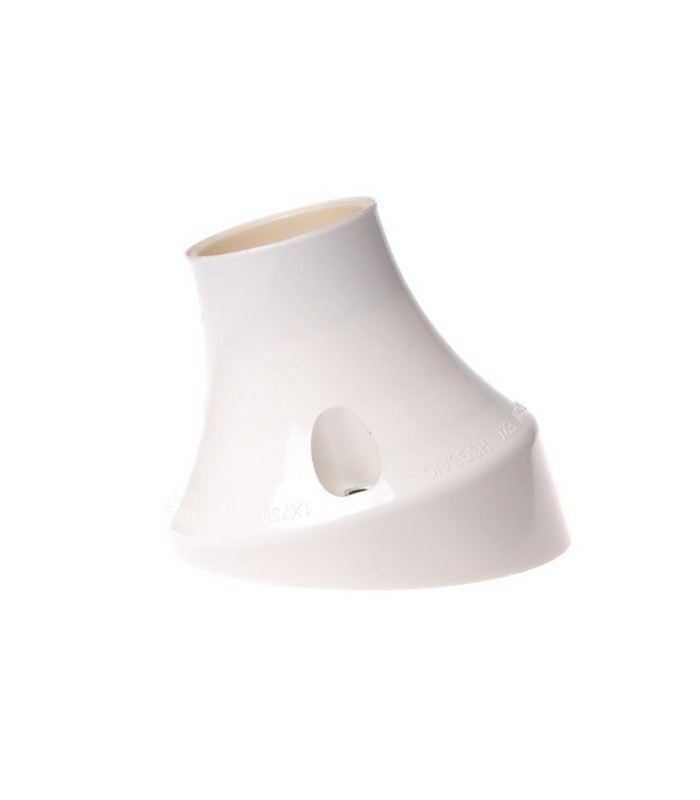 Mini volcán blanco inclinado