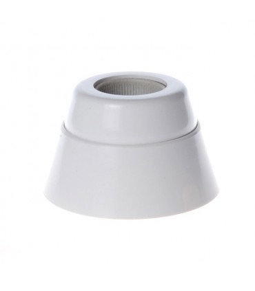 aplique plastico recto marfil