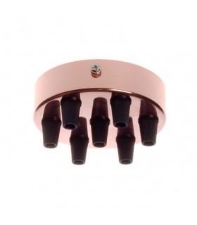 Metálico 7 salidas plano cobre