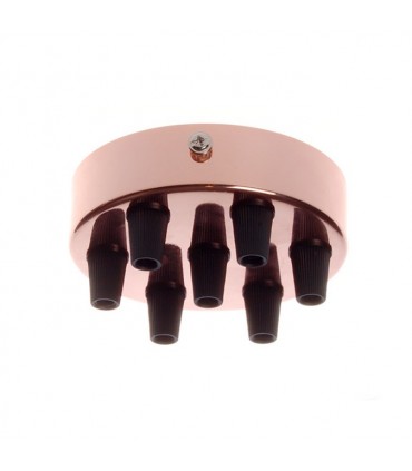 Metálico 7 salidas plano cobre