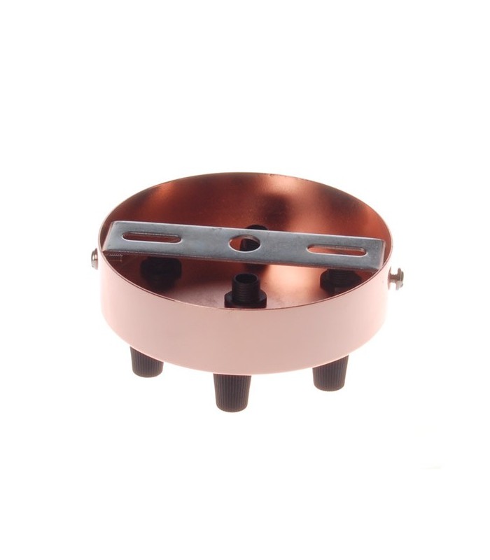 Metálico 7 salidas plano cobre