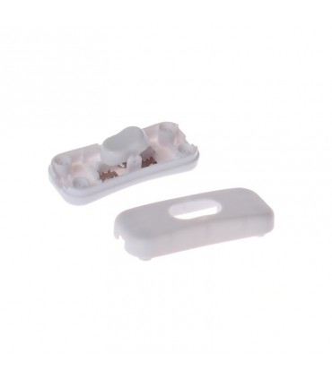 Interruptor paso blanco