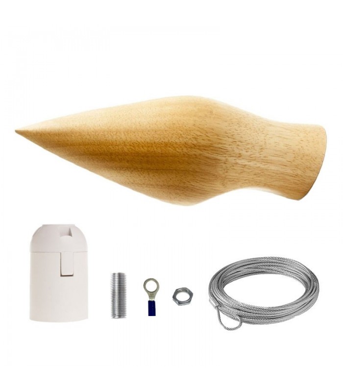 Cubre casquillo madera 