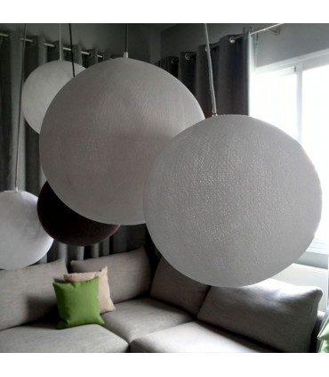 Pantalla bola textil amarilla