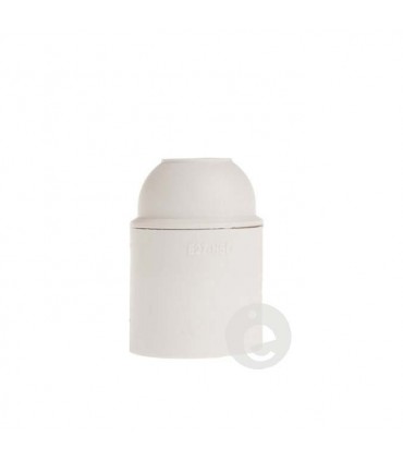 Portalámpara termoplástico blanco E27