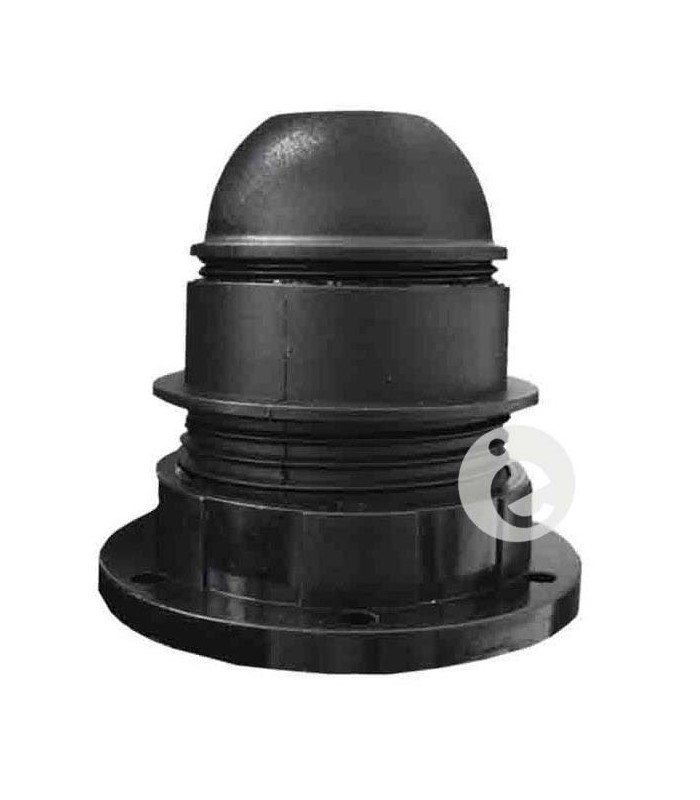 Portalámpara semi roscado termoplástico blanco