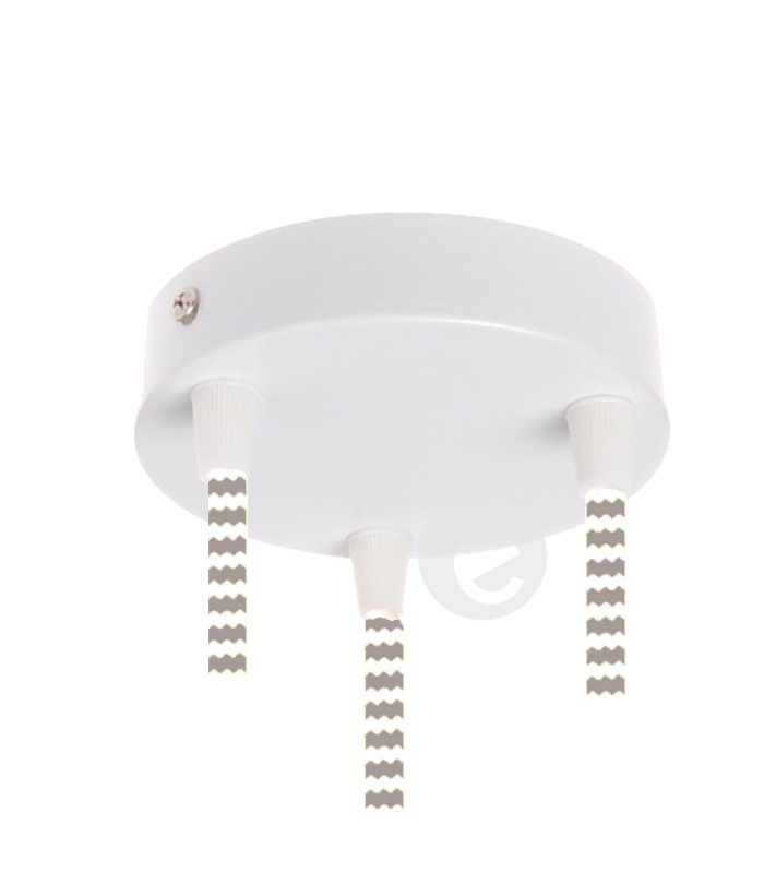 soporte blanco 3 salidas