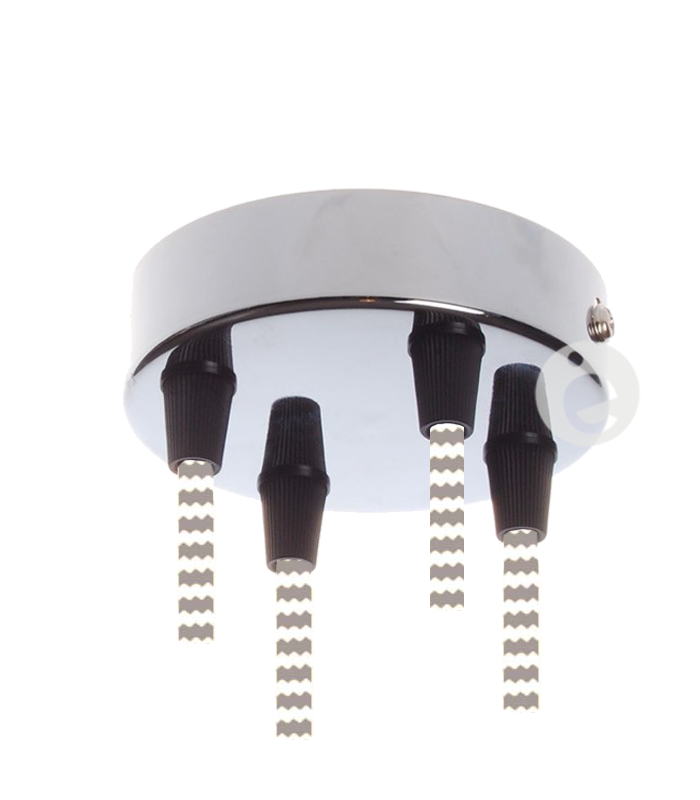 plano metalico 4 salidas