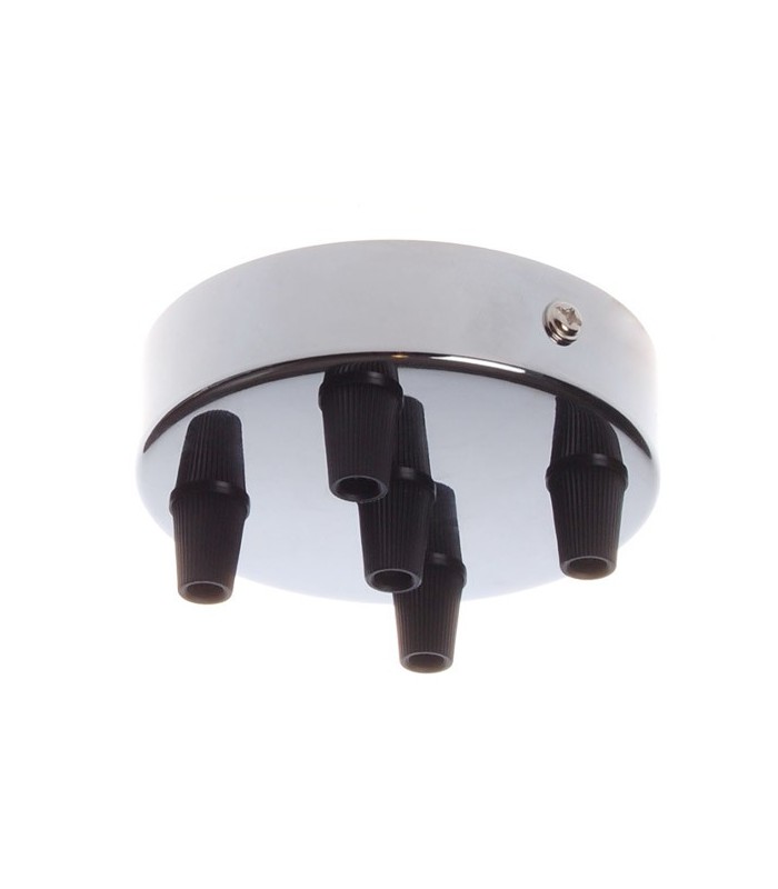 Metallic 5 Outlets Metallized