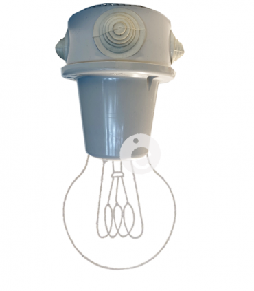 Lamp holder with box