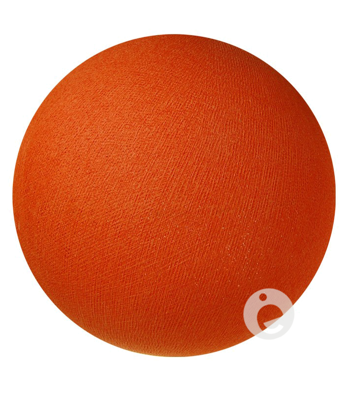 bola textil naranja
