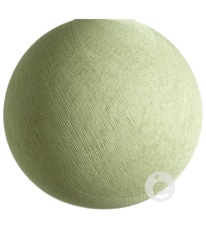 Boule textile vert cristal