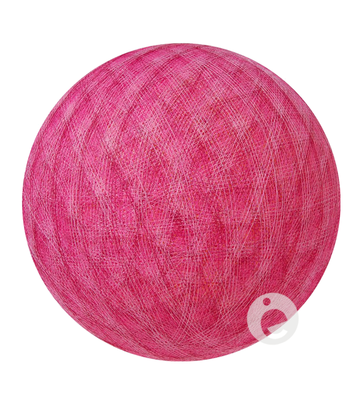 Bola textil rosa mezcla