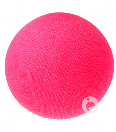 bola textil rosa brillante