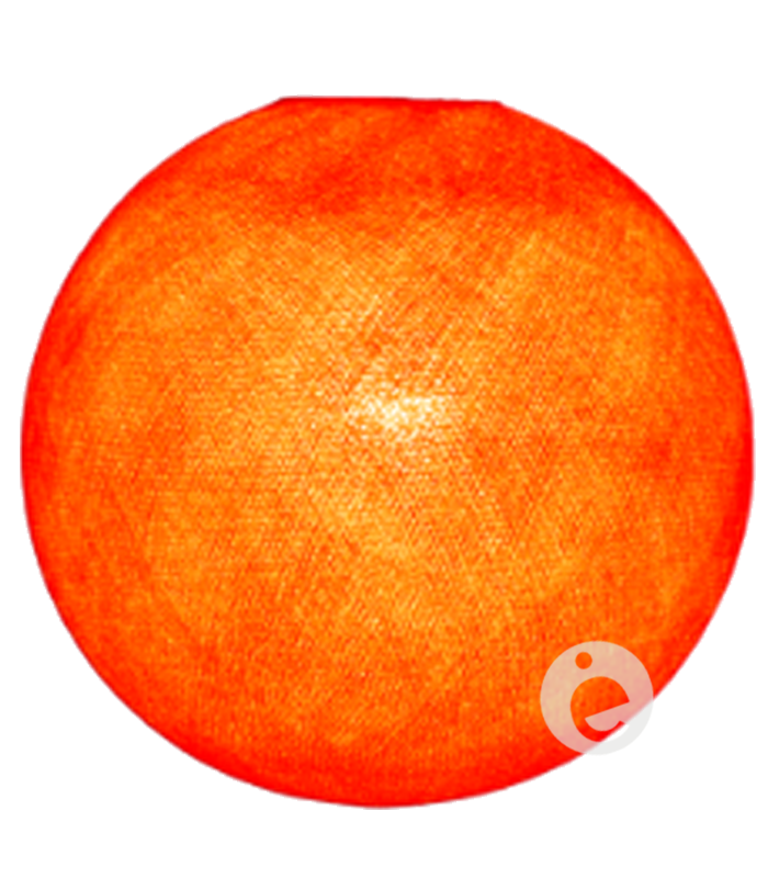 Boule textile rose tendre