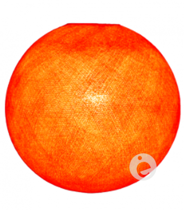 Boule textile rose tendre