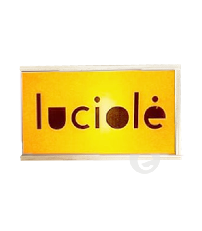 Boîte à lumière en bois