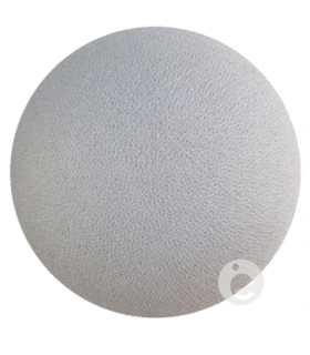 Boule textile gris perle