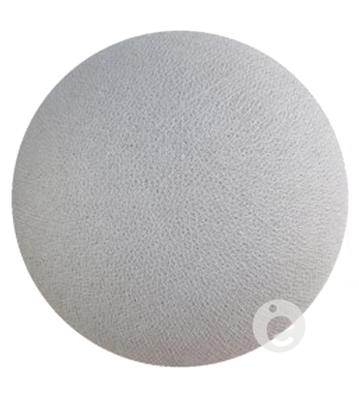 Pearl grey textile ball