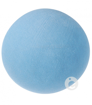 Boule textile bleu bébé