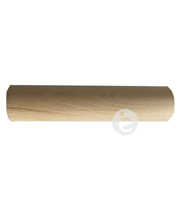 Straight cylinder wooden support