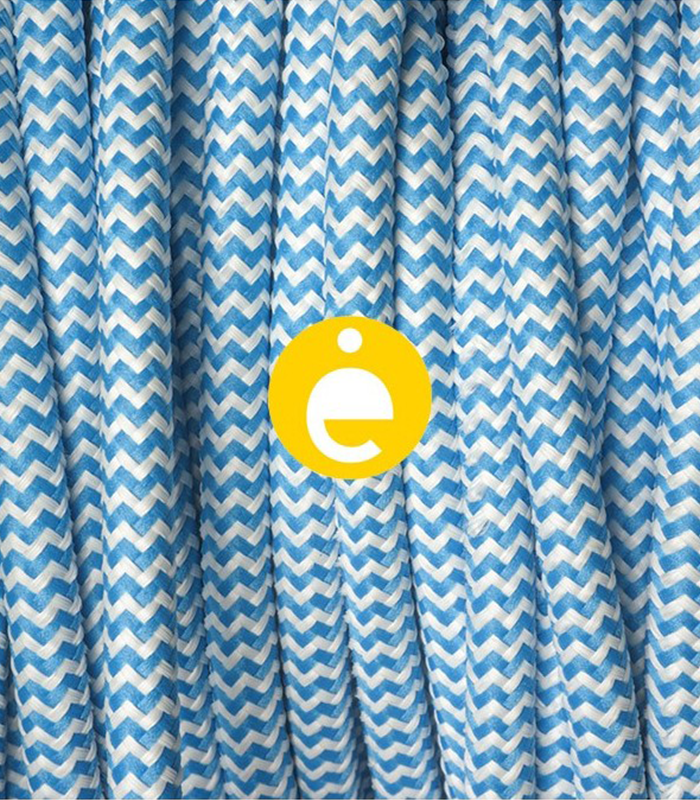 Turquoise Zig Zag Cable