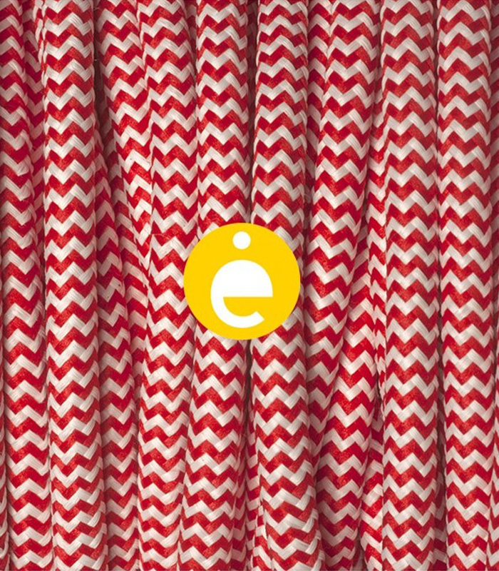 Red Zig Zag Cable