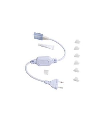 Bande LED (kit de prise, agrafes, silicone, fiche)