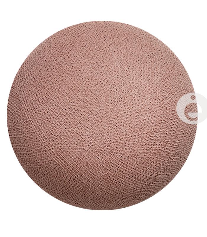 pale pink textile ball