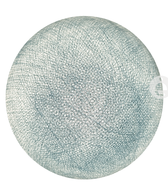 Boule textile bleu bébé