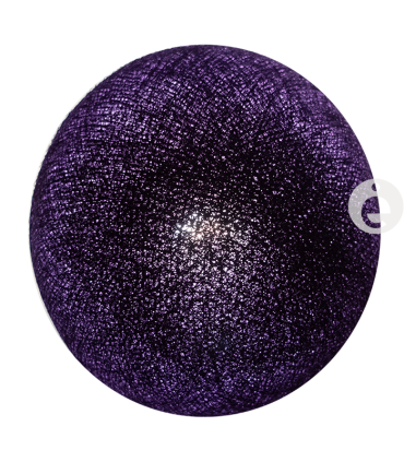 Globe textile couleur Violet