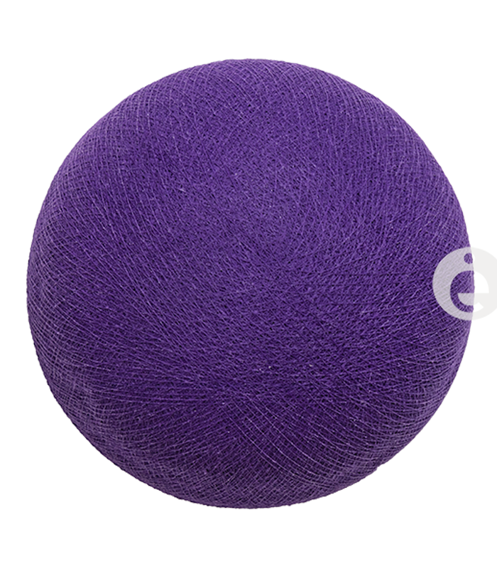 Boule textile violette