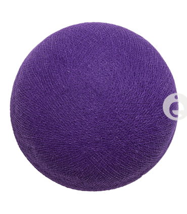 Globe textile couleur Violet