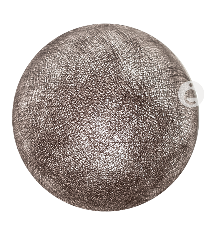 Boule textile gris perle
