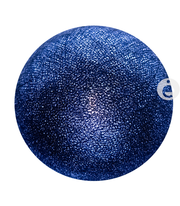 bola textil azul rey