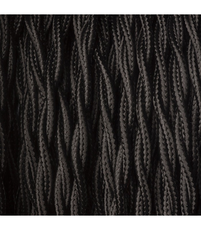 Câble tressé noir