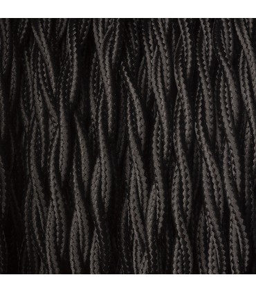 Câble tressé noir