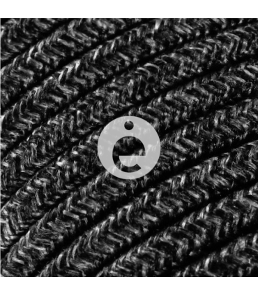Black Linen Blend Cable