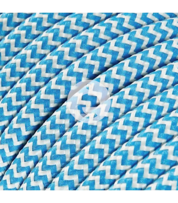 Turquoise Zig Zag Cable