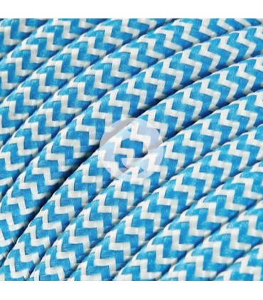 Turquoise Zig Zag Cable