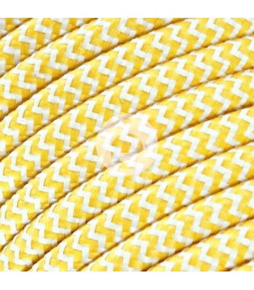 cable zig zag amarillo