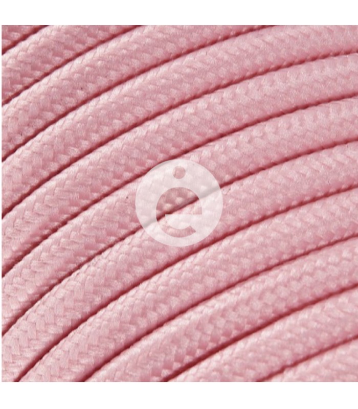 cable rosa claro