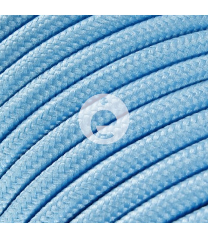 Câble bleu clair