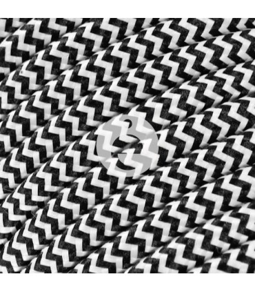 cable zig zag negro