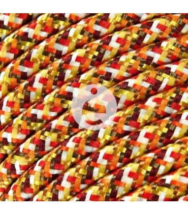 cable multicolor naranja