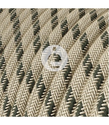 Anthracite matte striped cable